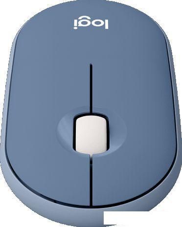 Мышь Logitech M350 Pebble (темно-синий)