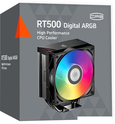 Кулер для процессора PCCooler RT500 Digital ARGB (черный)