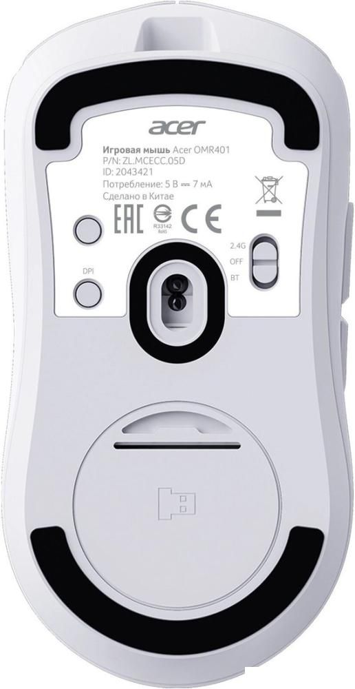 Игровая мышь Acer OMR401 (белый)