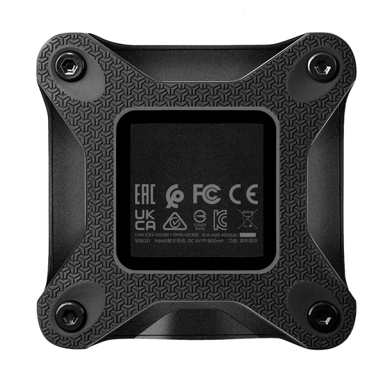 Внешний накопитель ADATA SD620 1TB SD620-1TCBK