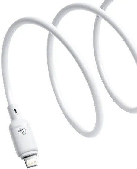 Кабель Baseus Silky Series Fast Charging Cable USB Type-C - Lightning (2 м, белый)