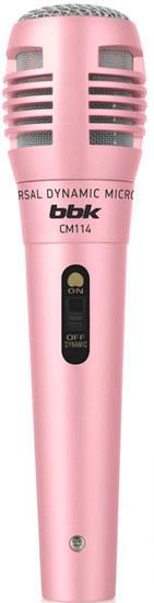 Проводной микрофон BBK CM114 (черный)