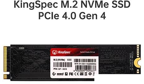 SSD KingSpec PCle 4.0 XF Series 512GB