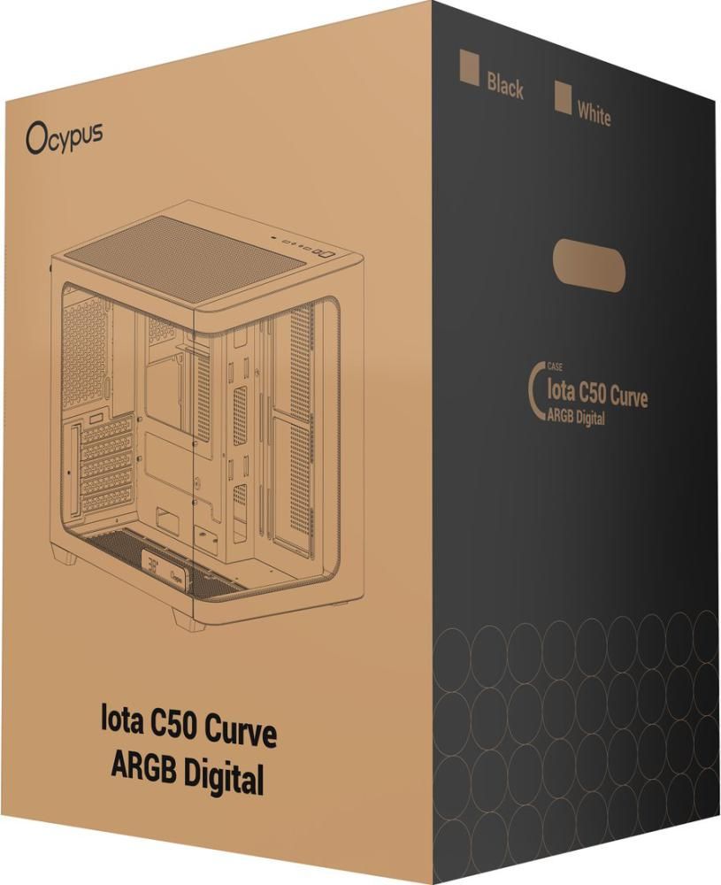 Корпус Ocypus Iota C50 Curve BK ARGB