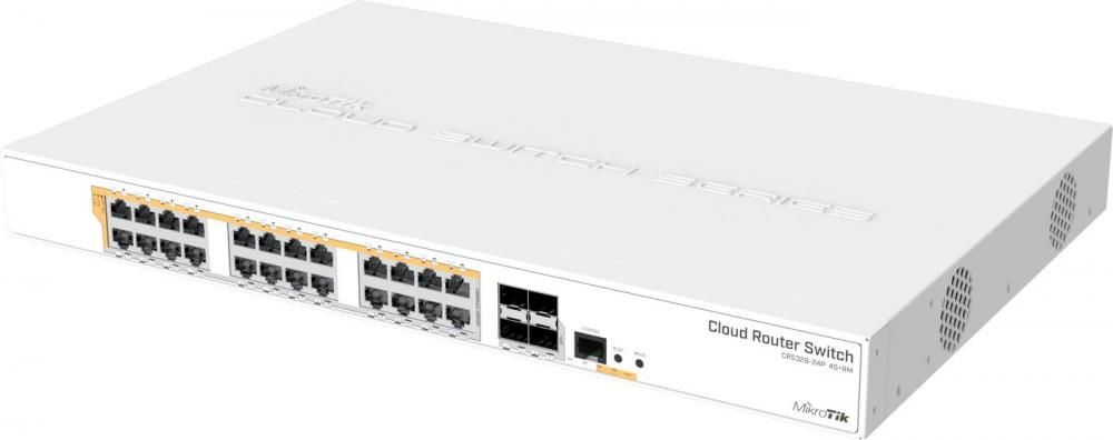 Управляемый коммутатор 3-го уровня Mikrotik CRS328-24P-4S+RM