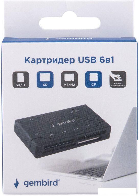 Карт-ридер Gembird FD2-MSD-4