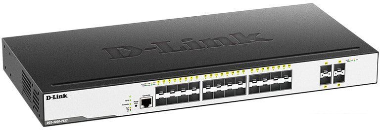 Управляемый коммутатор 2-го уровня D-Link DGS-3000-28XS/B1A