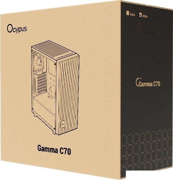 Корпус Ocypus Gamma C70 WH ARGB