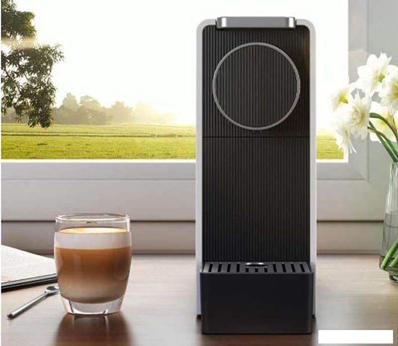 Капсульная кофеварка Scishare Capsule Coffee Machine Mini S1201 (с переходником на евровилку, золотистый)
