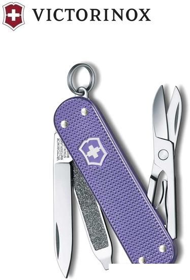 Мультитул Victorinox Classic Alox SD Colors (фиолетовый)