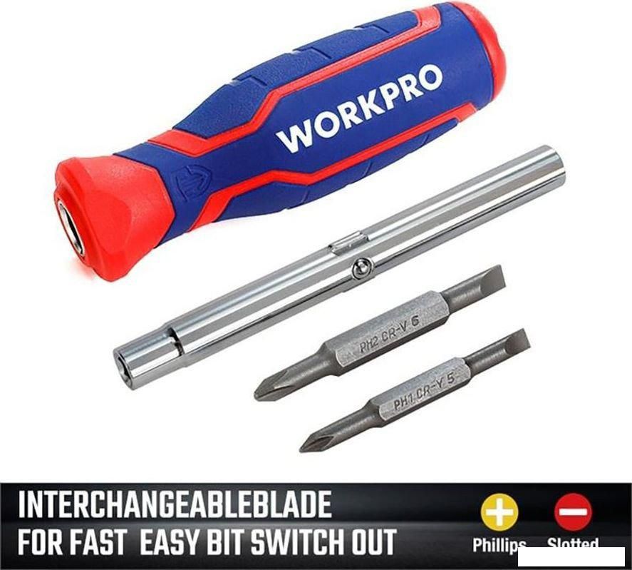 Отвертка Workpro WP221046