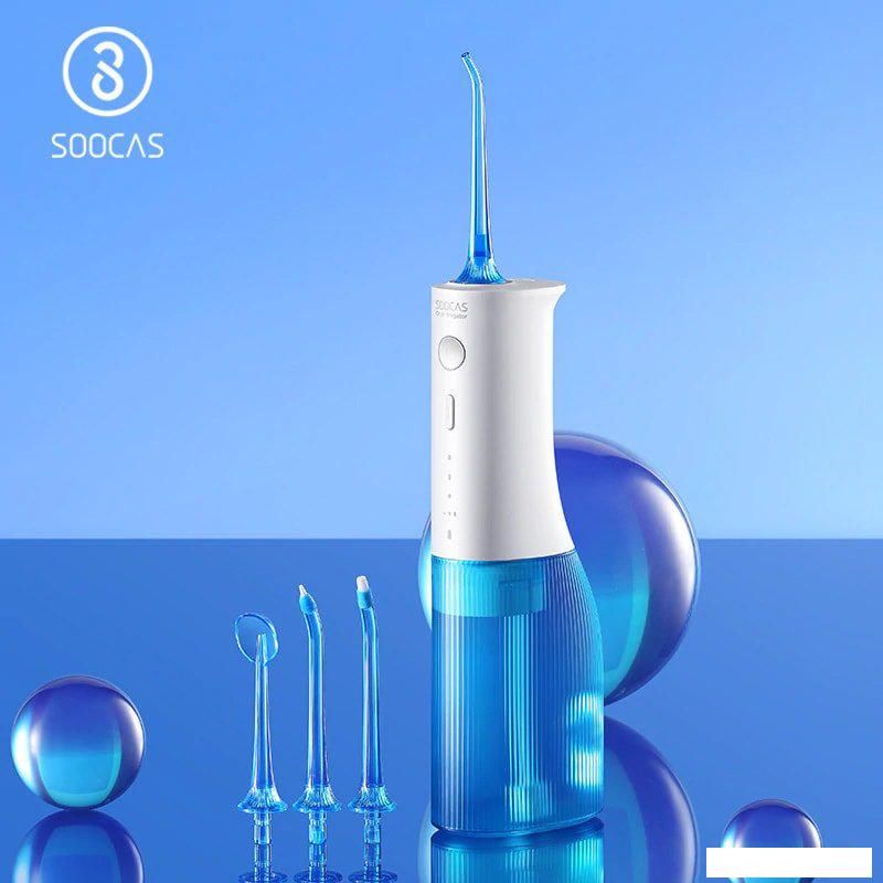 Ирригатор  Soocas W3 Pro (с футляром, синий)