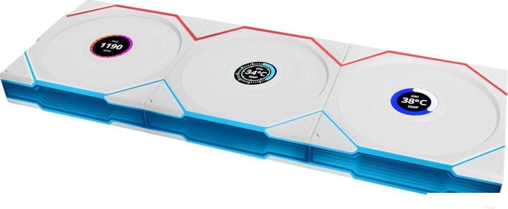Комплект вентиляторов для корпуса с контроллером Lian Li Uni Fan TL 120 Wireless 12TLLCD1W3W G99.12TLLCD1W3W.R0