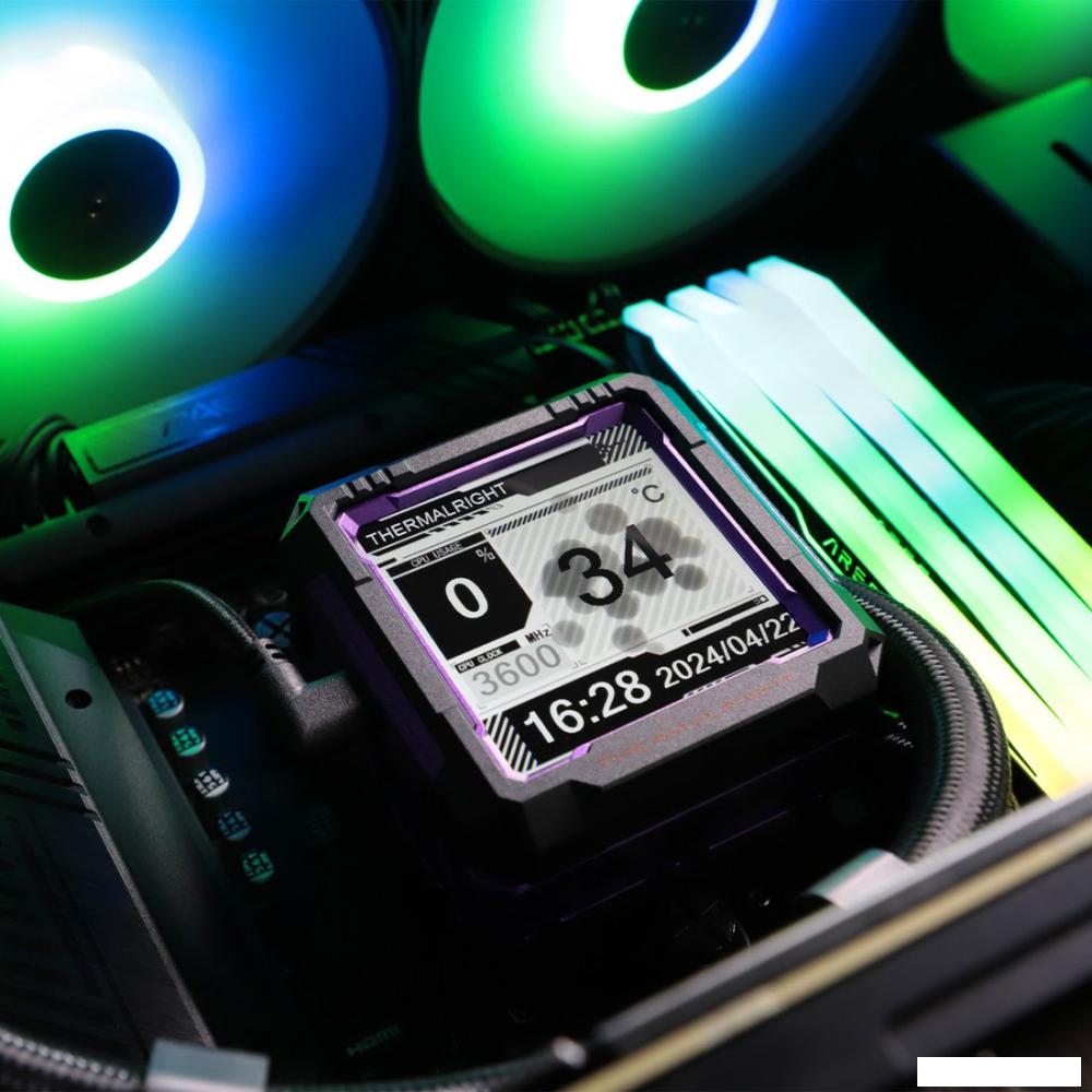 Система жидкостного охлаждения для процессора Thermalright Frozen Warframe Pro 360 ARGB (черный)