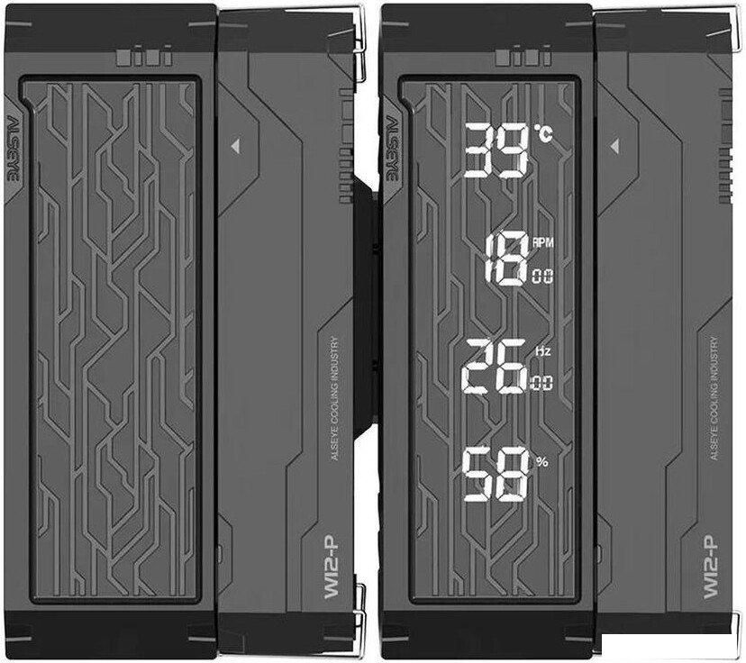 Кулер для процессора ALSEYE Q120DT Plus (черный)