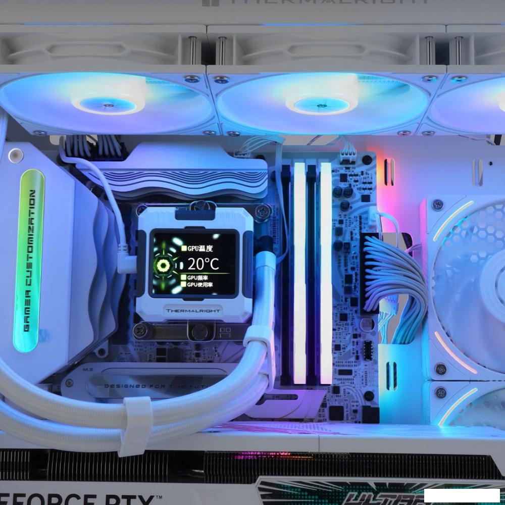 Система жидкостного охлаждения для процессора Thermalright Frozen Warframe 360 ARGB (белый)