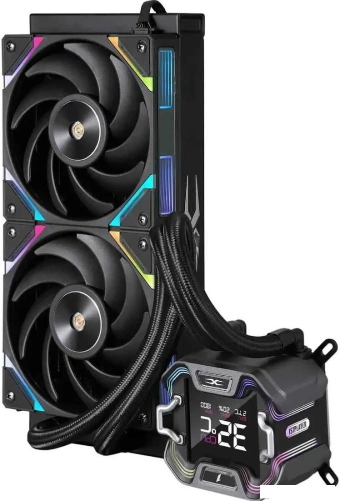 Система жидкостного охлаждения для процессора 1stPlayer X-240E (черный)