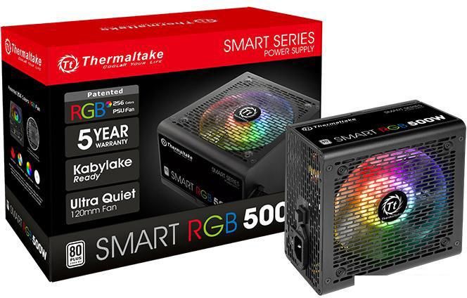 Блок питания Thermaltake Smart RGB 500W SPR-500AH2NK-2