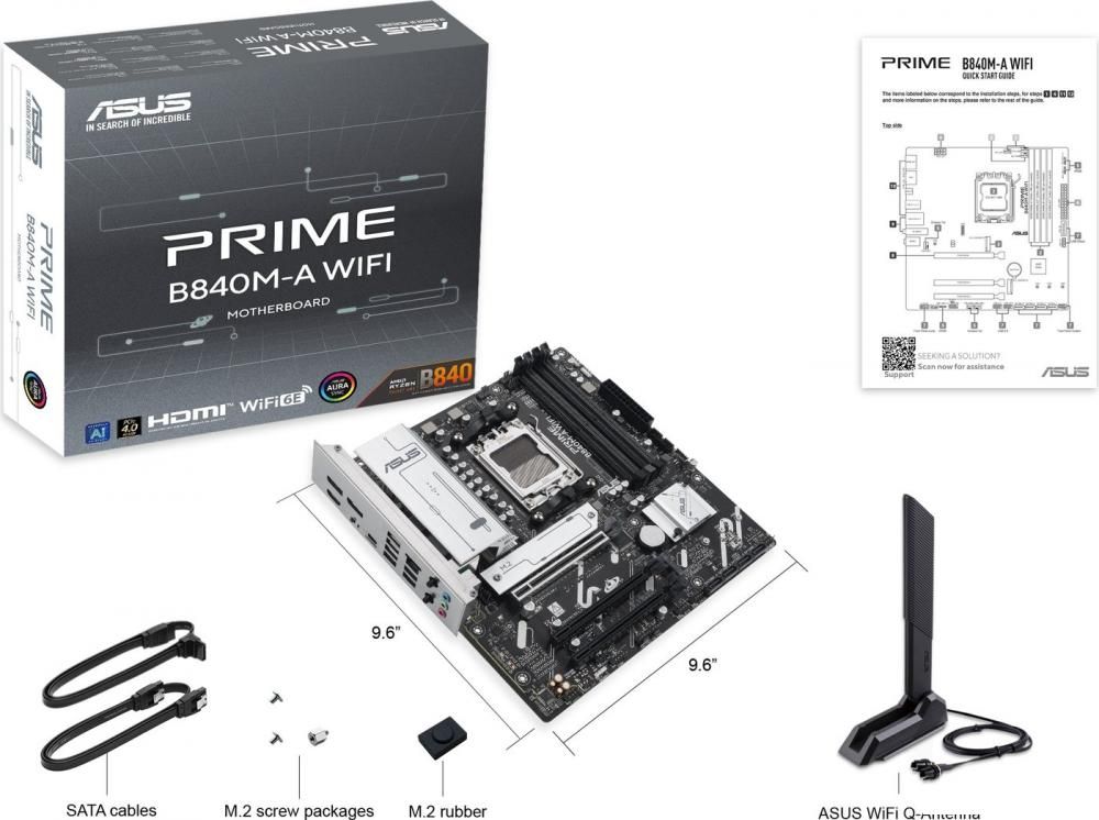 Материнская плата ASUS Prime B840M-A WiFi