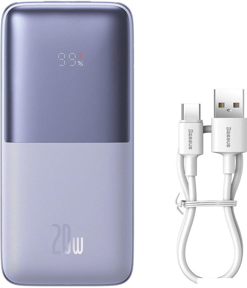 Внешний аккумулятор Baseus Bipow Pro Digital Display Fast Charge 20W Overseas Edition 10000mAh (фиолетовый)