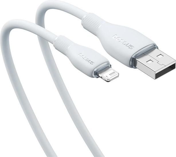 Кабель Baseus Pudding Series Fast Charging Cable 2.4A USB Type-A - Lightning (1.2 м, белый)