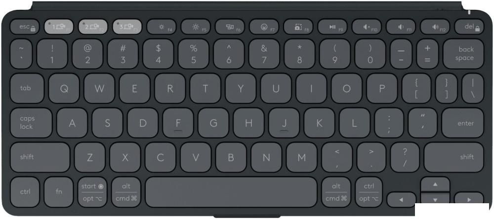 Клавиатура Logitech Keys-To-Go 2 920-012999 (черный/графитовый, нет кириллицы)