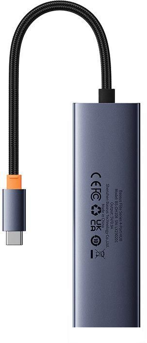 USB-хаб  Baseus Flite Series 4-Port USB-C Hub B0005280A813-03