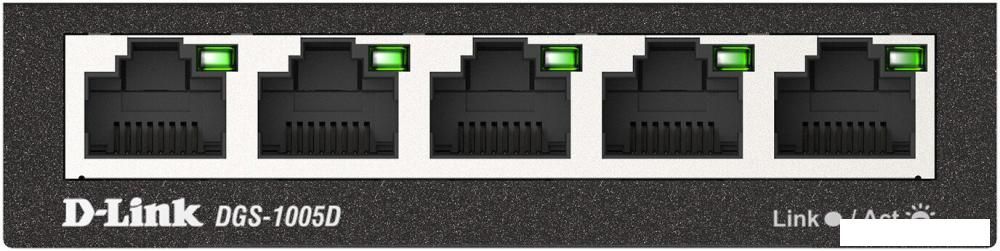 Неуправляемый коммутатор D-Link DGS-1005D/R1A