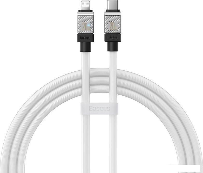 Кабель Baseus CoolPlay Series USB Type-C - Lightning (1 м, белый)