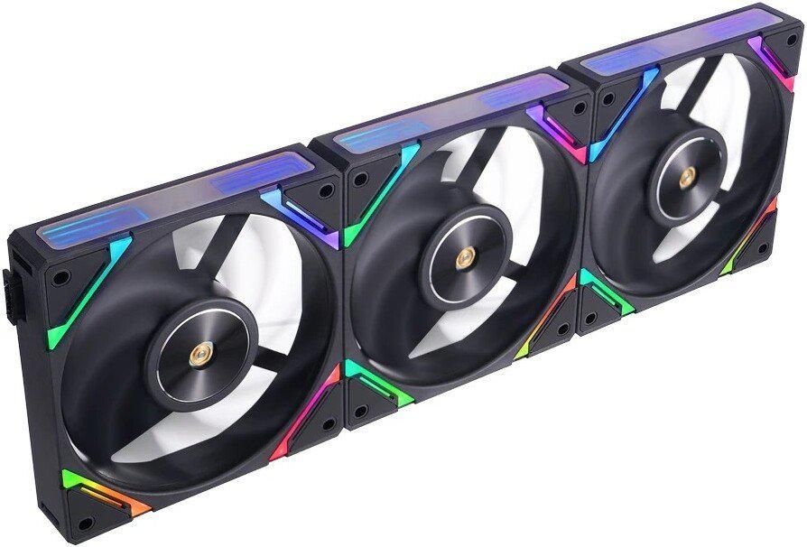 Комплект вентиляторов для корпуса 1stPlayer XF7 Reverse ARGB (3 шт, черный)