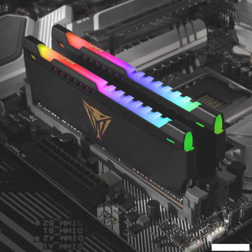 Оперативная память Patriot Viper Steel RGB 2x32ГБ DDR4 3200 МГц PVSR464G320C8K