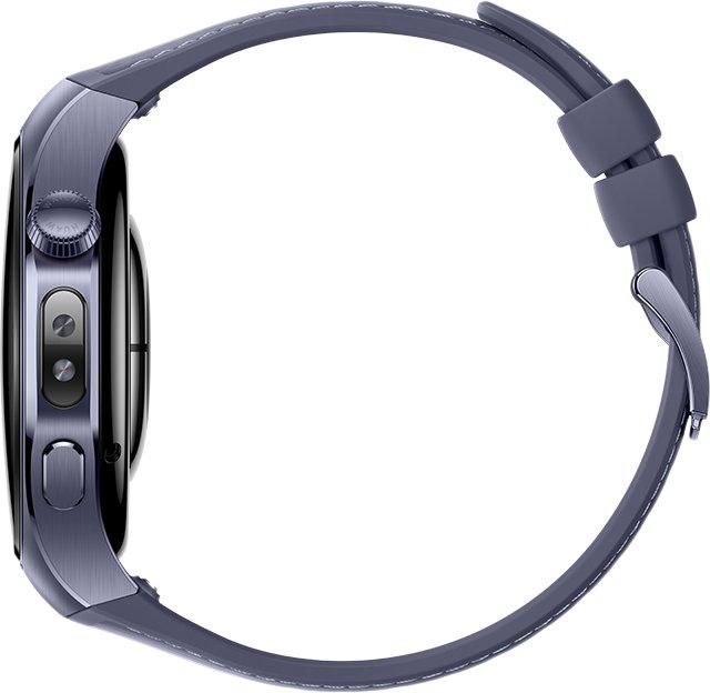 Умные часы Huawei Watch 5 46 мм (фиолетовый, с фиолетовым силиконовым ремешком, международная версия)
