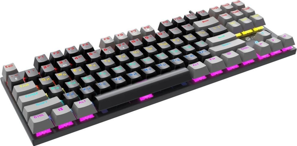 Клавиатура Оклик K600X (черный/серый)