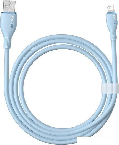 Кабель Baseus Pudding Series USB Type-A - Lightning (2 м, голубой)