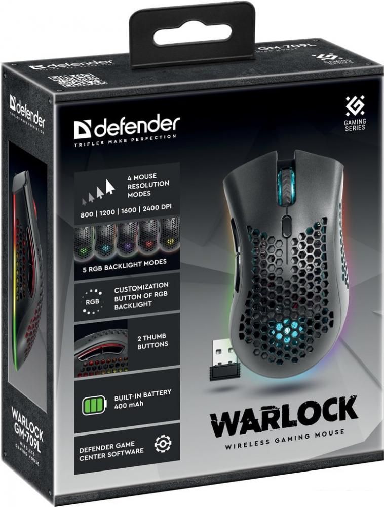 Игровая мышь Defender Warlock GM-709L