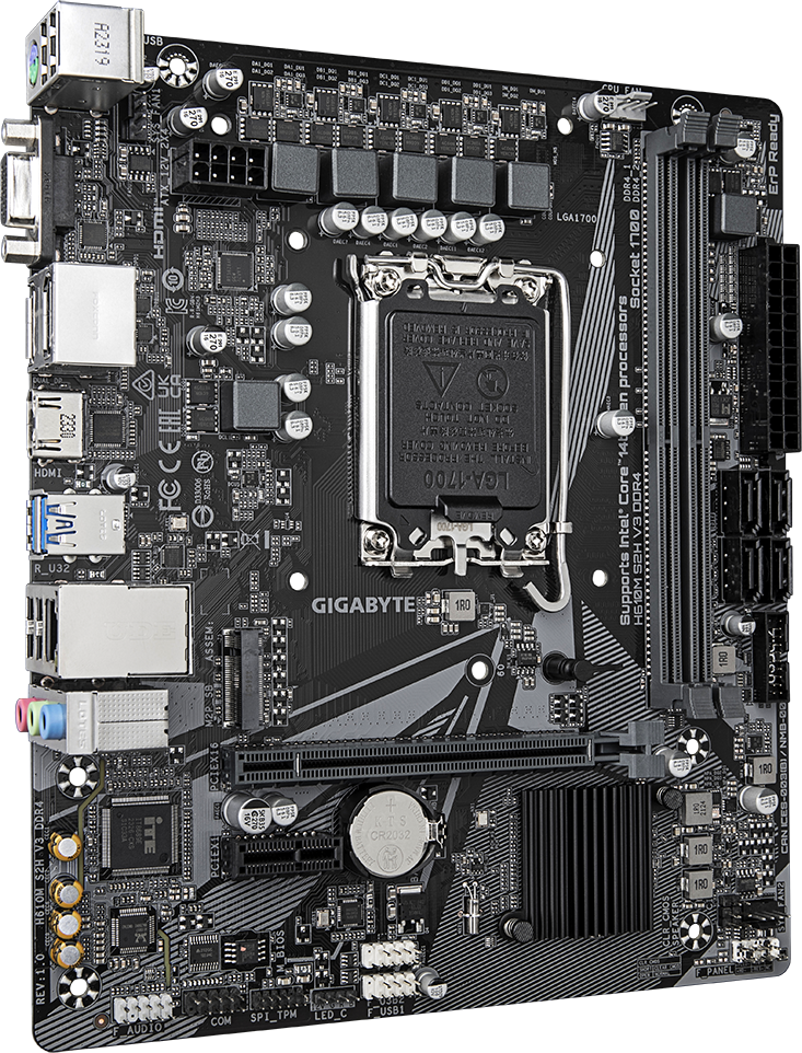 Материнская плата Gigabyte H610M S2H V3 DDR4 (rev. 1.0)