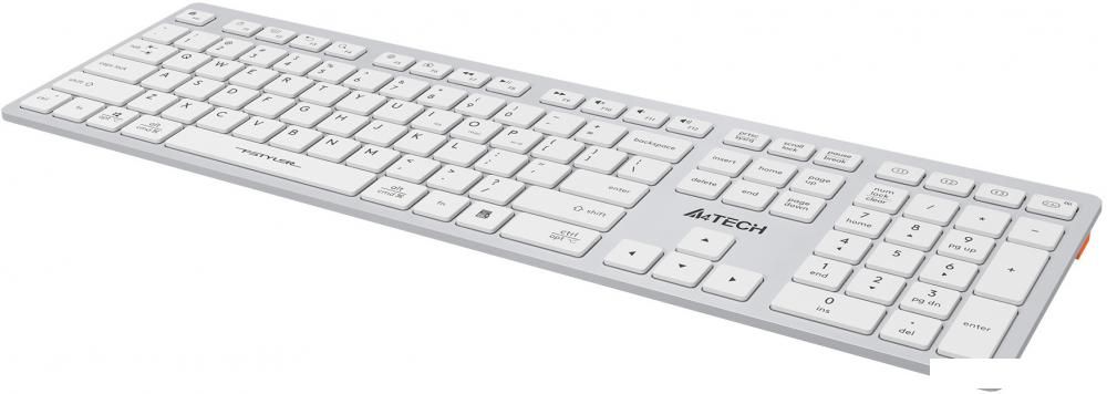 Клавиатура A4Tech Fstyler FBX50C (серебристый/белый)