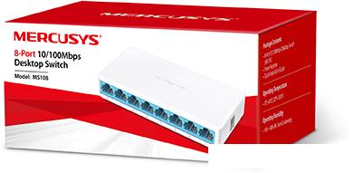 Неуправляемый коммутатор Mercusys MS108