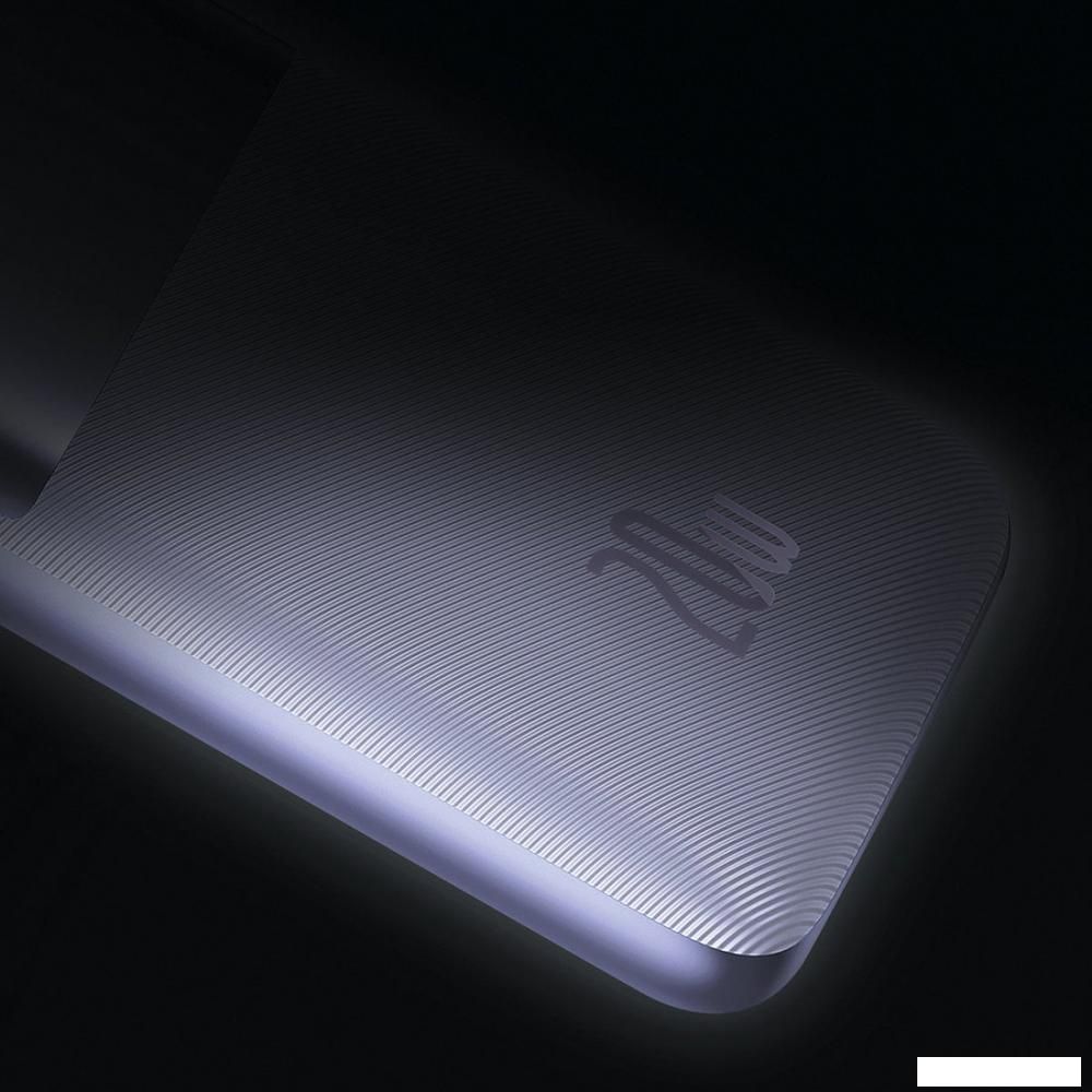 Внешний аккумулятор Baseus Bipow Pro Digital Display Fast Charge 20W Overseas Edition 10000mAh (фиолетовый)