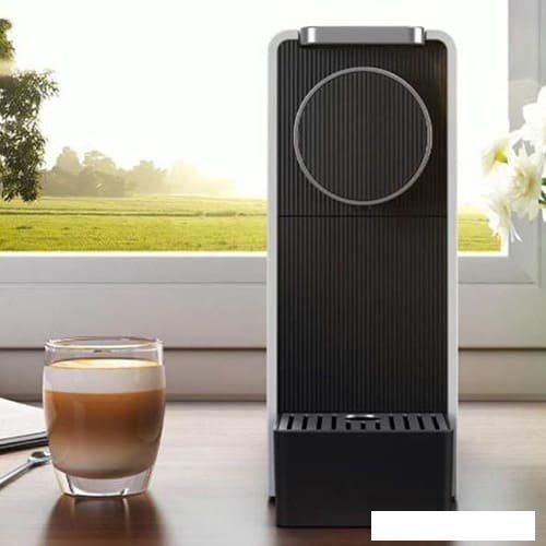 Капсульная кофеварка Scishare Capsule Coffee Machine Mini S1201 (с переходником на евровилку, серый)