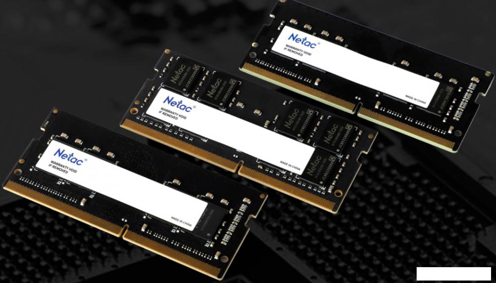 Оперативная память Netac Basic 8GB DDR4 SODIMM PC4-21300 NTBSD4N26SP-08