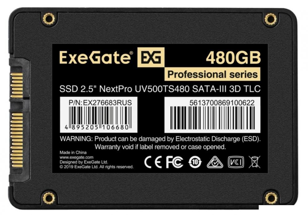 SSD ExeGate NextPro+ UV500TS256 256GB EX280462RUS