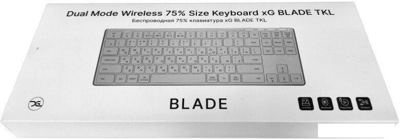 Клавиатура xGhost Blade TKL White Silver