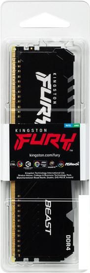 Оперативная память Kingston FURY Beast RGB 32ГБ DDR4 3600 МГц KF436C18BB2A/32