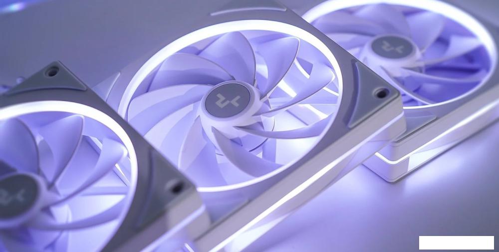 Комплект вентиляторов для корпуса DeepCool FL12R SE WH 3IN1 R-FL12RSE-WHAPN3-G