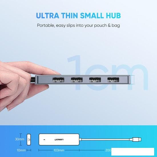 USB-хаб Ugreen CM219 70336