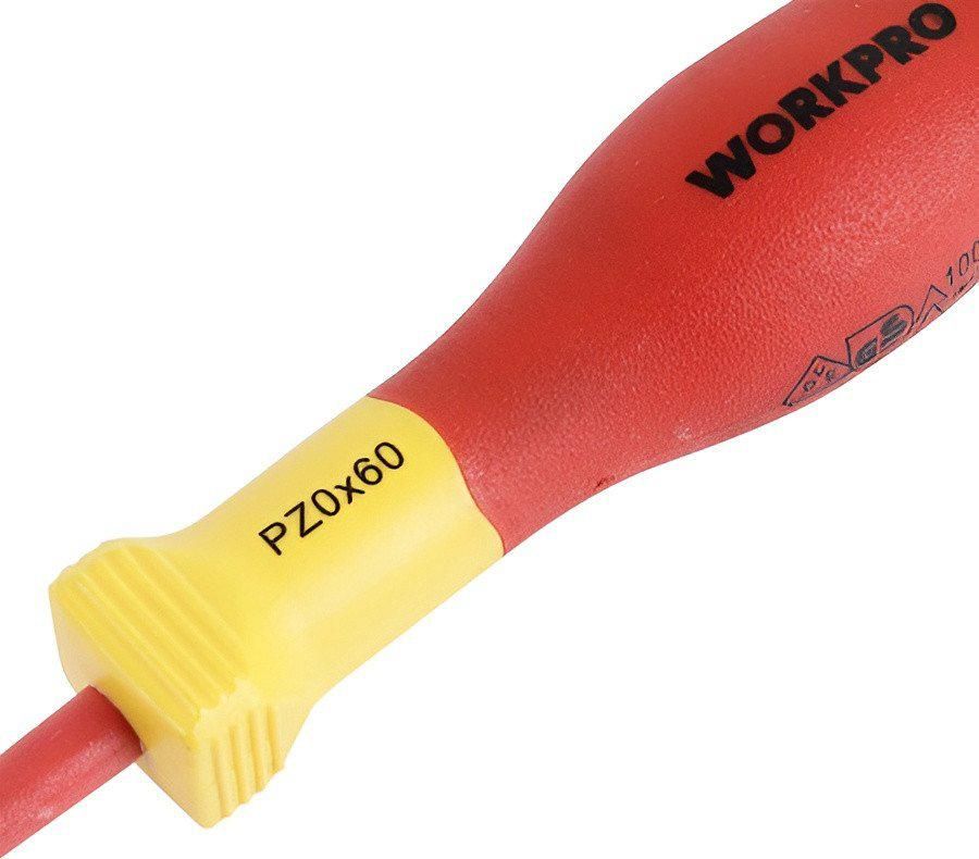 Отвертка Workpro VDE PZ0x60мм WP341019