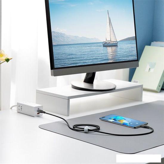 Кабель Baseus Pudding Series USB Type-A - USB Type-C (2 м, черный)