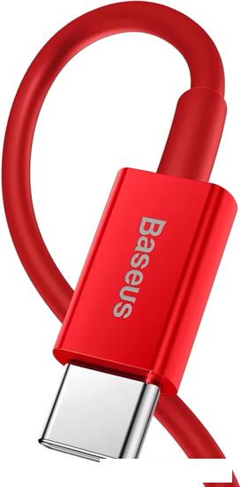 Кабель Baseus USB Type-C - Lightning CATLYS-A01 (1 м, черный)