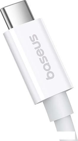 Кабель Baseus Superior Series 2 USB4 Full-Function Fast Charging Cable 240W USB Type-C - USB Type-C (1 м, белый)